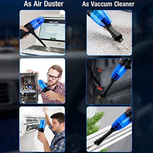 OPOLAR Cordless Compressed Air Duster Blower & Vacuum 2in1