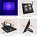 LIGHTIMETUNNEL 50W LED Black Light Outdoor IP66 Waterproof Flood Light for Blacklight Party, Stage Lighting, Glow in Dark Party, Body Paint, 5 Fluorescent Neon Glow Gaffer Tape