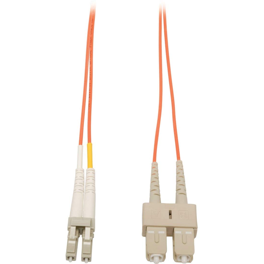 Tripp Lite 3M Duplex Multimode 62.5/125 Fiber Patch Cable LC/SC 10ft (N316-03M)