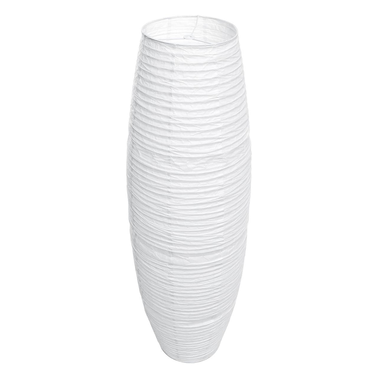 ibasenice Paper Floor Lamp Shade - Classic Modern Paper Floor Light Bulb Cage Guard for Bedside Lamp Floor Lamp Living Room Decoration