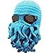 Amurleopard Unisex Barbarian Knit Beanie Octopus (One size, Sky Blue)