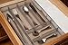 KD Organizers 6-Slot Large Mesh Drawer Organizer: Use as kitchen silverware or cutlery tray, desk drawer dividers for office supplies, bathroom accessories holder and more!