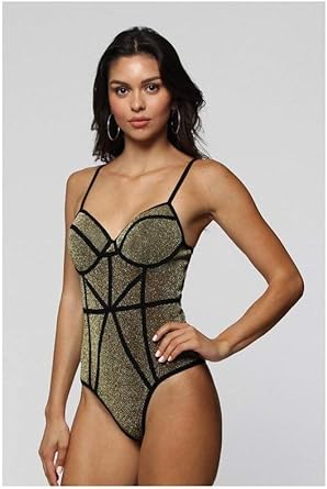 lurex bodysuit
