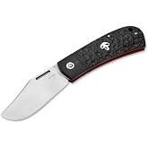 B&Ouml;KER PLUS Bad Guy Folding Slipjoint Pocket Knife, Textured G10 Scales, Wide Clip Point Blade, Designed by Franck Souville