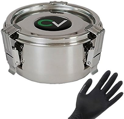 3.25 in. x 1.75 in. Humidor Small Storage Container Holds 7-12 Grams CVault CV00020