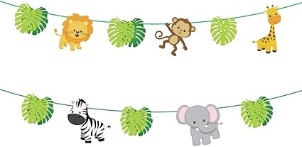 Amazon Com Cc Home Jungle Safari Theme Party Supplies Tropical