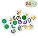 JOYIN Mardi Gras Accessory Set Party Favors with Beads Necklaces, Sequin Fedora Hat, Masquerade Mardi Gras Mask, Sequin Bow Tie. 24 Temporary Tattoos