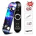 Easy_way Complete Skateboard - Standard Skateboards with Colorful Light Up Flashing Wheels for Beginners Starter Kids Boys Girls Youths - 31''x 8''Canadian Maple Pro Cruiser Skate Board,Birthday Gift