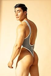 JJ Malibu Men’s Sexy Lingerie Bodysuit Wrestling