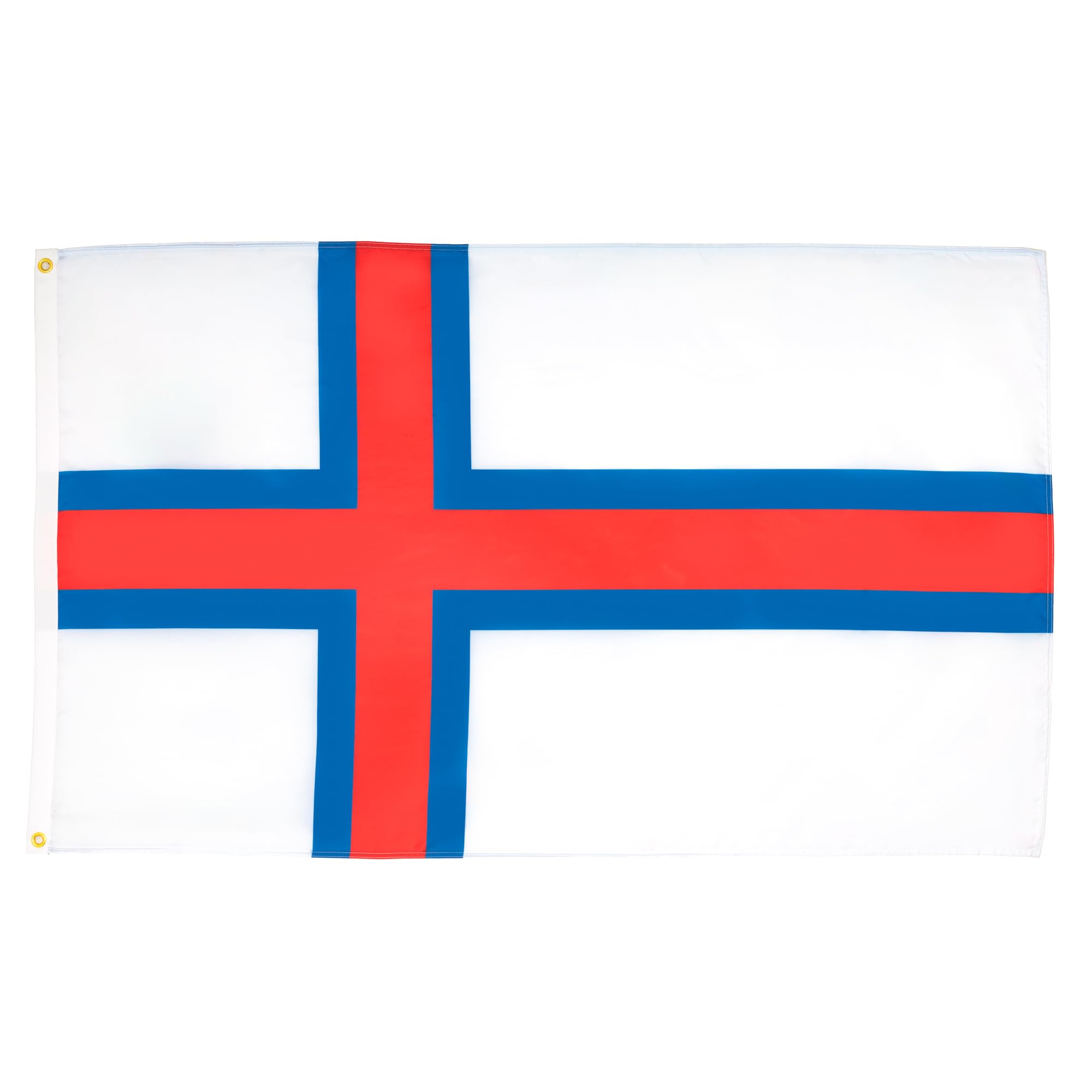 AZ FLAG - Faroe Islands Flag - 2x3 Ft - 100D Polyester Denmark - Faroese Banner with Two Metal Grommets - Fade Resistant - Vivid Colors - 2' x 3' Feet - 90x60 Cm