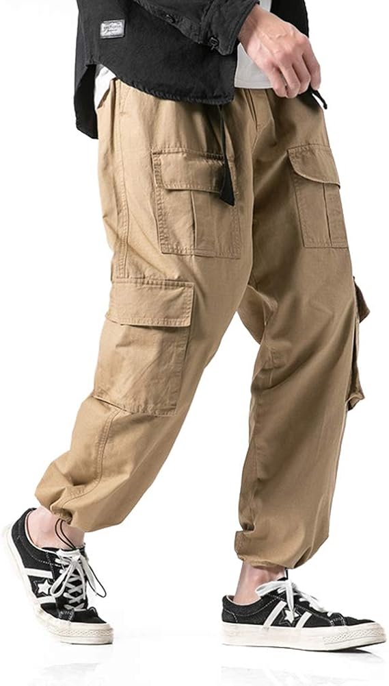 Amazon ズボン カーゴパンツ メンズ レトロ シンプル スポッツ 日常 ファッション かっこいい ポケット カジュアル ゆったり ロング デザイン性 アウトドア 快適 春夏 ロングパンツ 通販
