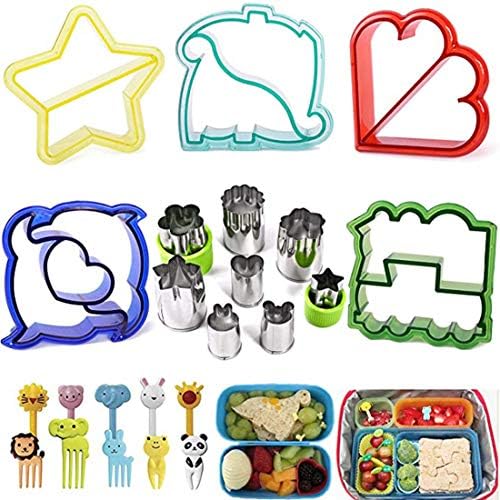 DELFINO Sandwich Cutters Set, DELFINO 23Pcs for Children