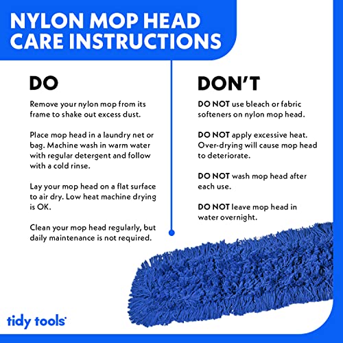 Tidy Tools Commercial Dust Mop & Floor Sweeper, 24 In. Dust Mop For