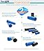 Yes4All EVA Foam Roller for Deep Massage, Rehabilitation and Physical Therapy (Purple - 36