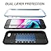 YOUMAKER iPhone SE Case & iPhone 8 / 7 Case, Full Body Rugged with Built-in Screen Protector Heavy Duty Protection Slim Fit Shockproof Cover for iPhone SE & iPhone 8 / 7 (4.7 Inch) - Blue