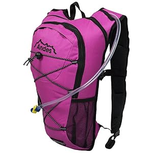 Andes 2 Litre Hydration Pack/Backpack Bag Running/Cycling with Water Bladder/Pockets