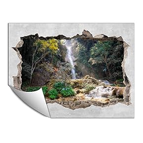 Wall Paper Small Wall Mural Creative 3D Photo Wall Art Removable Wall Decoration for Bedroom Living Room - 24x32 inches