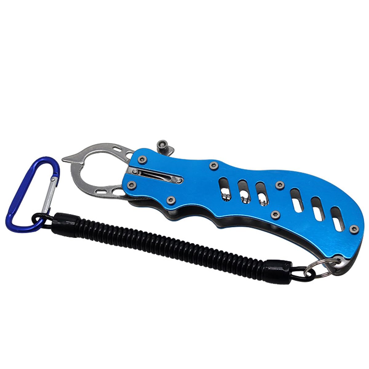 FOLANDO Fish Gripper, Stainless Steel Catfish Grippers Pliers, Easy One-Handed Use, Ideal for Bass, Trout & More