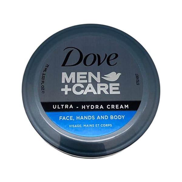 DOVE MEN+CARE ULTRA-HYDRA CREAM WITH 24 HOUR MOISTURIZATION, 2.53 FL OZ
