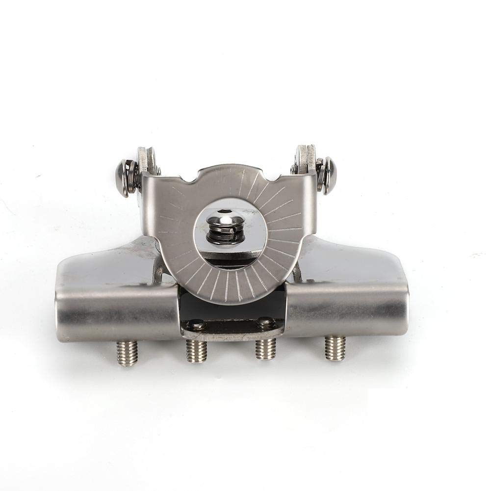 Wendry Antenna Bracket Clip,Durable Stainless Steel Car Mobile Radio Antenna Mount Base Clip Trunk Lid Hatchback Bracket,360° Adjustable Angle