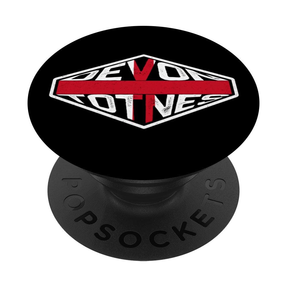 Devon, Totnes and Flag of England: Living Heritage PopSockets Swappable PopGrip