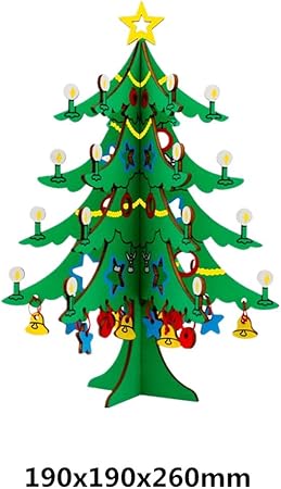 Regali Di Natale In Legno Fai Da Te.Porta Ombrelli Cervello Toy 3d Puzzle In Legno Fai Da Te Albero Di Natale Puzzle Regali Di Puzzle 3d Del Modello For Bambini E Adulti 43 Pcs Color A Amazon It Casa