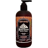 Black Canyon Elderberry Scented Body Lotion with Lanolin and Jojoba Oil, 12 Oz