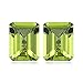 1.80-2.44 Cts of 7x5 mm AAA Emerald Peridot ( 2 pcs ) Loose Gemstones