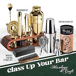Mixology Bartender Kit: 10-Piece Bar Tool Set with