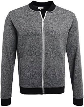 Zalando Men's Zip-up Jacket - Casual Bomber Flight Jacket