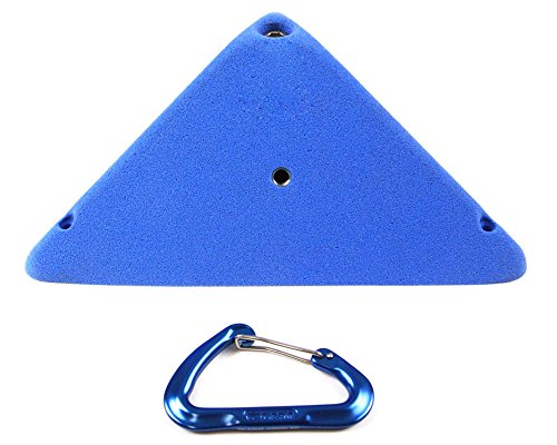 Atomik Rock Climbing Holds Volume 7 High Profile Large Surface Triangle in Blue