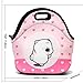 Chrysansmile Insulated Lunch Bag Neoprene Small Lunch Box for Women Soft Cooler Bag Cute Lunch Tote for Work Outdoor Picnic