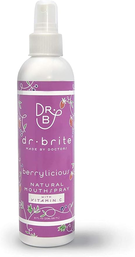 Dr Brite Berrylicious Collutorio Spray Per Bambini E Adulti Sicuro Da Ingoiare Senza