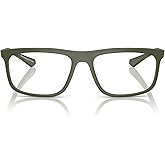 Emporio Armani mens Ea3246 Square Prescription Eyewear Frames