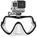 OCTOMASK - Frameless Dive Mask w/Mount for All GoPro Hero Cameras for Scuba Diving, Snorkeling, Freediving (Clear)…