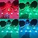 Waterproof Flameless LED Tea Light with Remote Control Underwater Battery-Powered Submersible Lights Perfect for Weddings Holiday Party Lighting vase (Multi-colored-10 Pack)