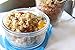 Wean Green Lunch Bowls 12 Ounce Glass Good Containers - Multi Color Garden Set of 4