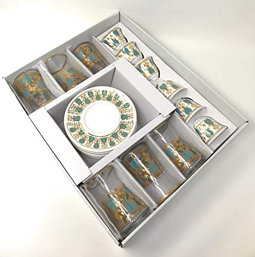 18-Piece-Handmade-Turkish-Tea-Glasses-and-Saucers-Set-with-Arabic-Mirra-Coffee-set-Art-Design-18
