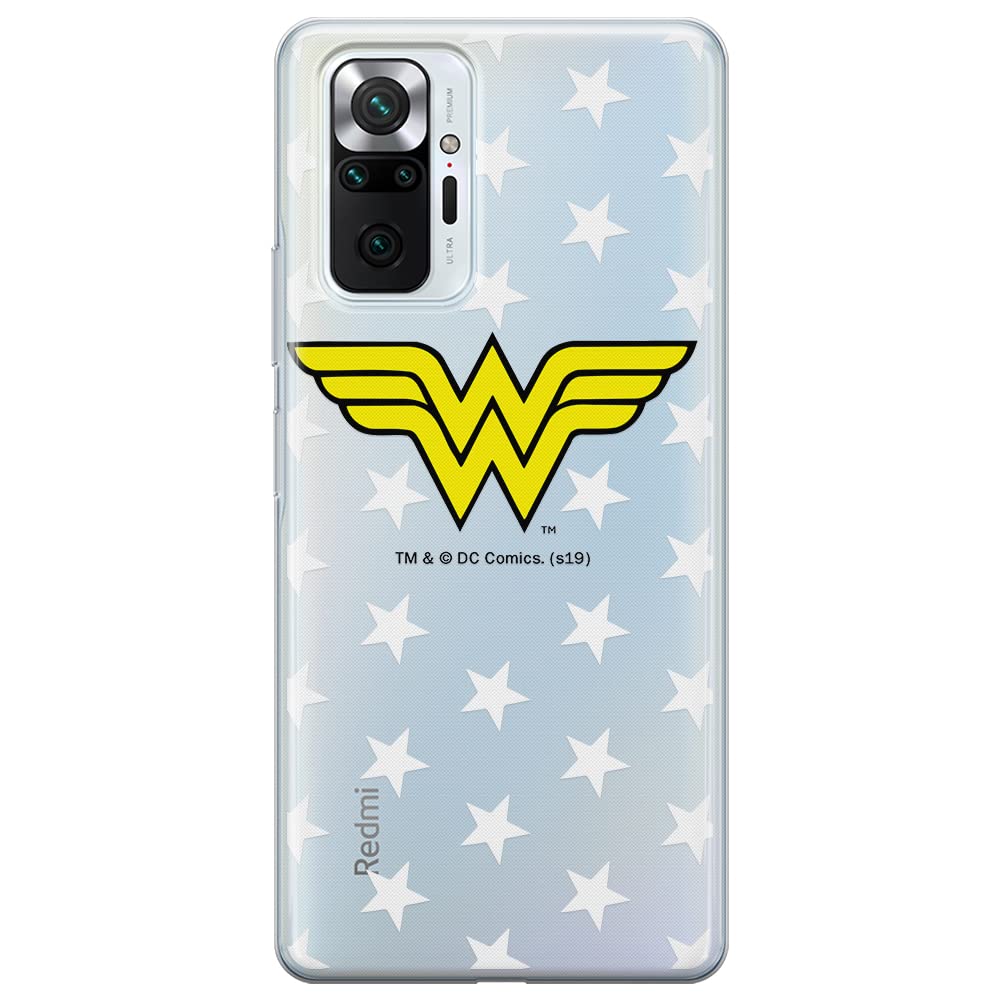 ERT GROUP mobile phone case for Xiaomi REDMI NOTE 10 PRO original and officially Licensed DC pattern Wonder Woman 006 optimally adapted to the shape of the mobile phone, partially transparent