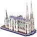 CubicFun 3D New York Cathedral Puzzles Architecture Building Model Kits Toys for Adults and Teens, St.Patrick's Cathedral
