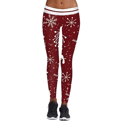 Amazon.com: Womens Christmas Pants☃Foncircle Women Casual ...