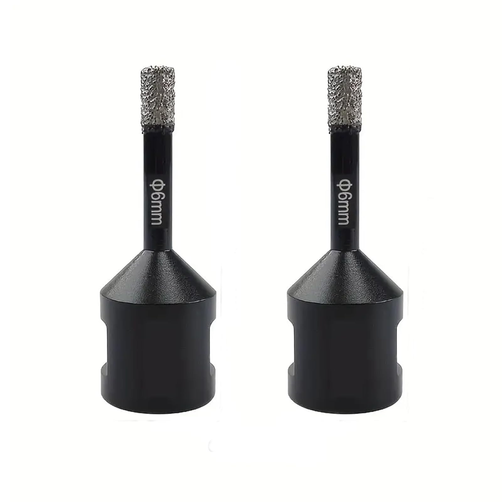 2PCS 6mm Diamond Core Drill Bit M14 Thread Connection Vacuum Brazed Diamond Drill Bit for Tile Marble Granite Porcelain Concrete Quartz Stone