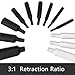 Eventronic 300Pcs Heat Shrink Tubing Kit 3:1, Dual Wall Adhesive Heat Shrink Tubes, for Charging Cable Headphone Cable Data Cable Wire Repair (Black, White) (Updated Version)