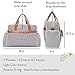 Diaper Bag | Baby Tote Bags | Waterproof | Unisex | Navy and Cream Stripe by O’beanie