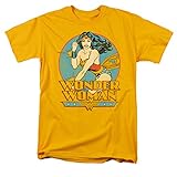DC/WONDER WOMAN - Short Sleeve ADULT T-Shirt - GOLD