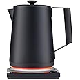SAKI Luna Electric Kettle Pro, Temperature Control with 7 Presets, 60min Temperature Hold 1.75L Electric Tea Kettle, 304 Stainless Steel Kettle, Auto-Off & Boil-Dry Protection, BPA Free (Matte Black)