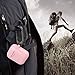 AhaStyle Upgrade Silicone Case Protective Cover [Front LED Visible] Compatible with Apple AirPods 2 & 1 (Pink)