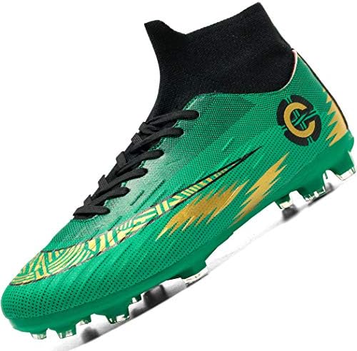 Donbest Mens Football Boots Cleats Professional Spikes Soccer Shoes Competition/Training Boy's Sneakers