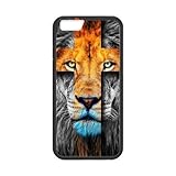 iPhone 6 Protective Case - Lion Cross Hardshell Cell Phone Cover Case for New iPhone 6