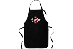 Sport Your Gear Officially Licensed NCAA Full LengthTailgating and Grilling Apron with Pockets